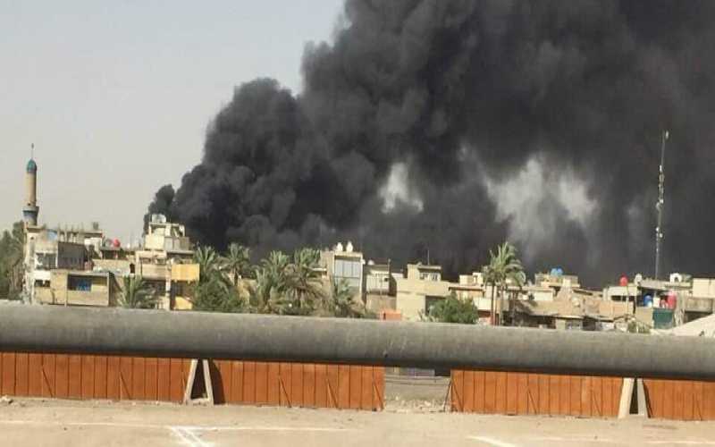 حريق ضخم في صناديق الانتخابات العراقية