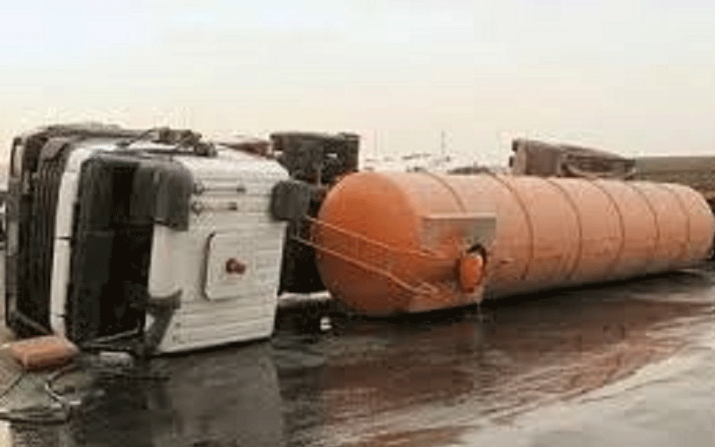 وفاة شخص اثر تدهور صهريج نضح