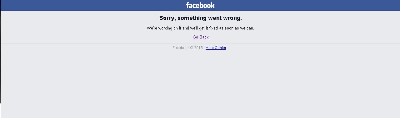 الفيسبوك يعود للعمل مجددا