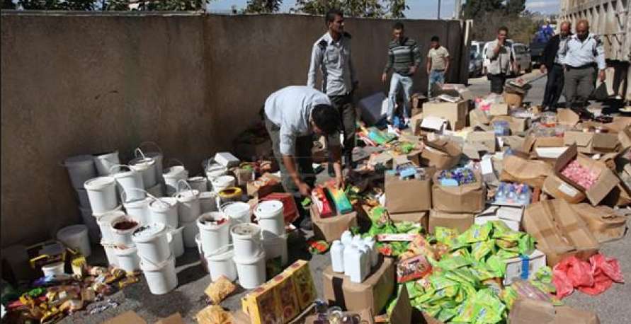 اتلاف 500 كغم مواد غذائية منتهية
