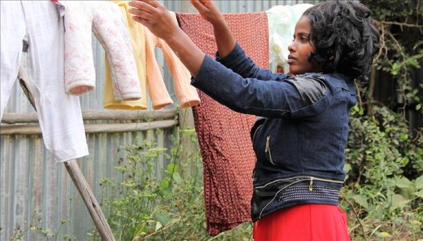 إثيوبية تعيش من دون طعام وشراب