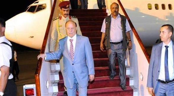 هادي يصل إلى عدن
