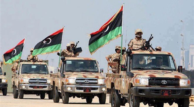 مقتل 5 من الجيش الليبي بقذيفة