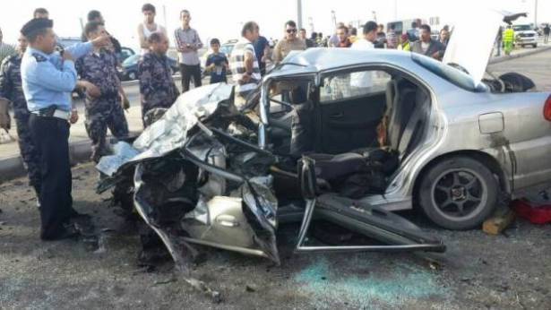 إصابة (13 ) شخصا بحوادث سير