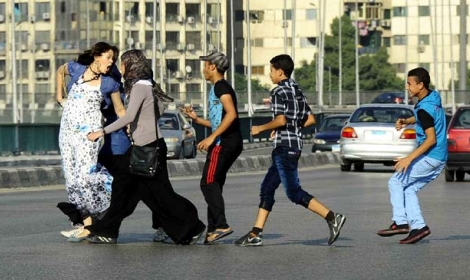 87 حالة تحرش في وسط القاهرة