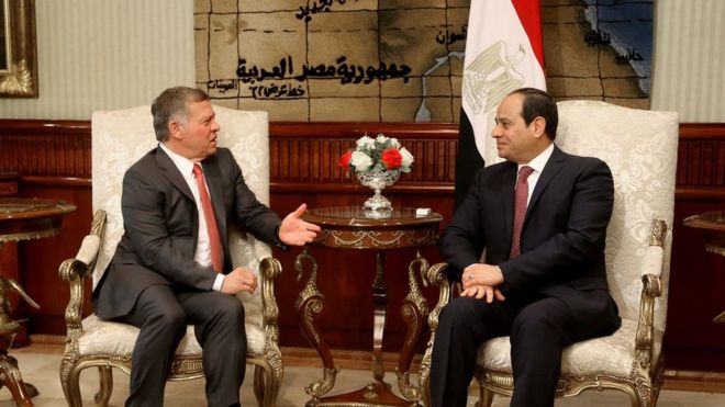 مصر والأردن: إقامة دولة فلسطينية من