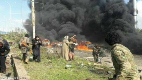 حلب .. 100 قتيل في تفجير