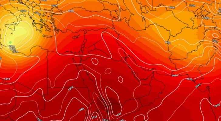 ارتفاع على درجات الحرارة ولا امطار