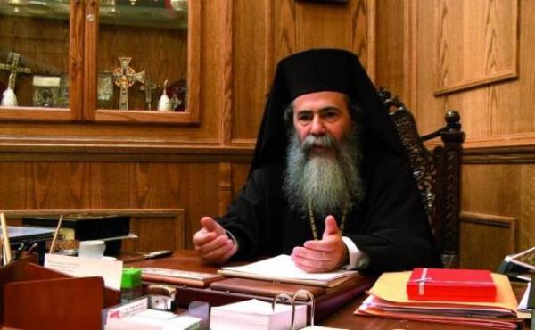 الطعيمة يحذر البطريرك ثيوفيلوس من رفع