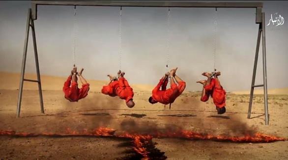 بالصور: داعش ترد على حادثة ابوعزرائيل