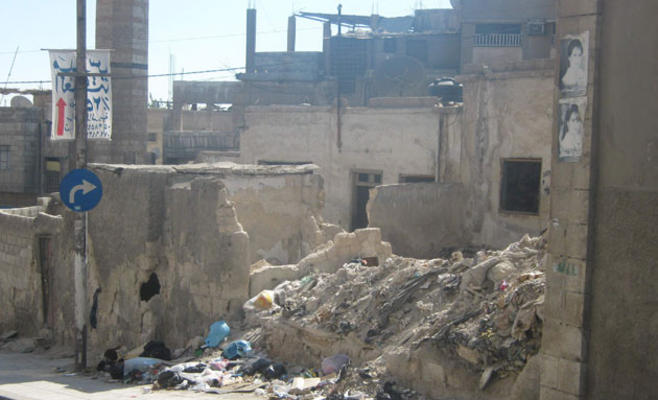 إصابة (3) أشخاص اثر إنهيار سقف