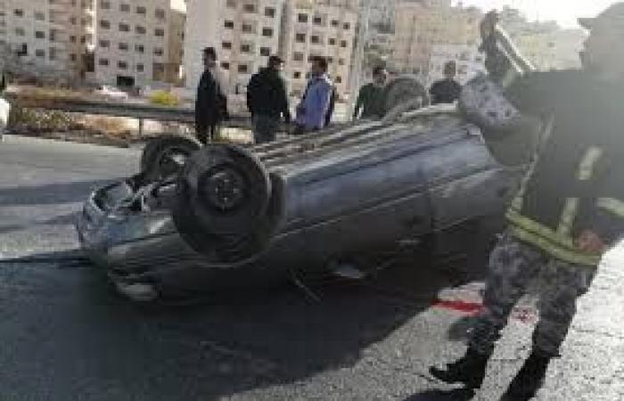 الاغوار الشمالية: 5 اصابات بحادث تدهور