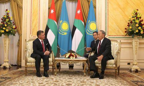 الرئيس الكازاخستاني للملك: أنتم بمثابة سفير
