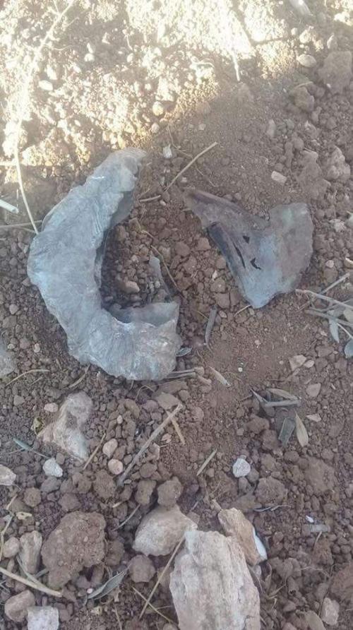 العثور على شظايا قذيفة في الرمثا