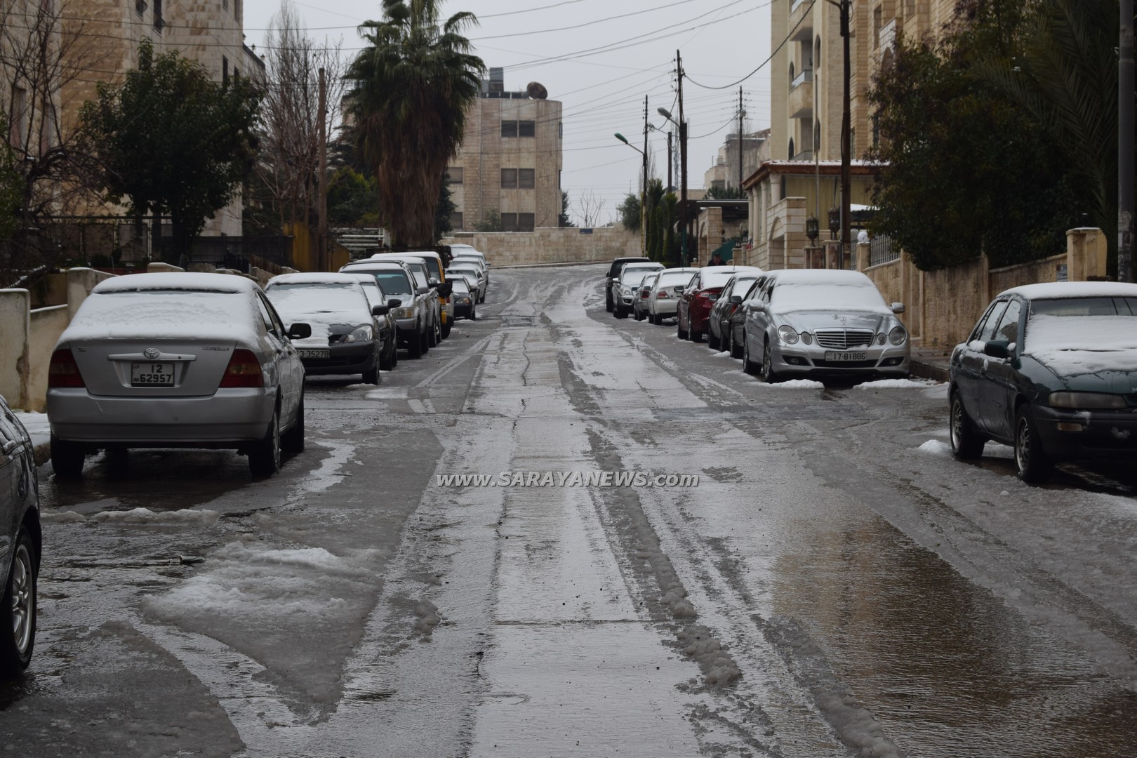بالأسماء.. مناطق تتراكم فيها الثلوج ظهر