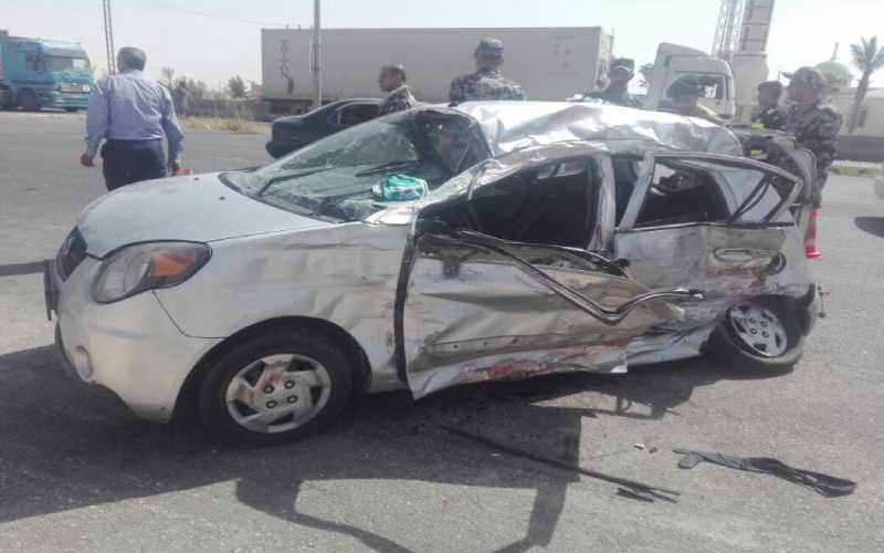 وفاة واصابة بحادث تصادم في الجيزة