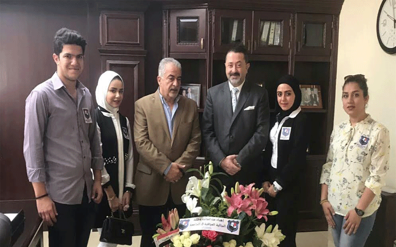 طلبة الجالية العراقية في جامعة عمان