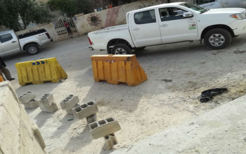 بالصور .. إنهيار طمم شارع على