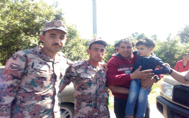 أفراد من قيادة المنطقة العسكرية الشمالية