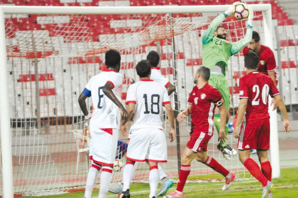 المنتخب الوطني يتعادل مع نظيره البحريني