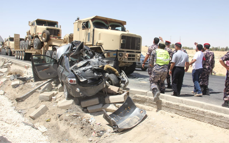 3 وفيات بحادث مروع على طريق