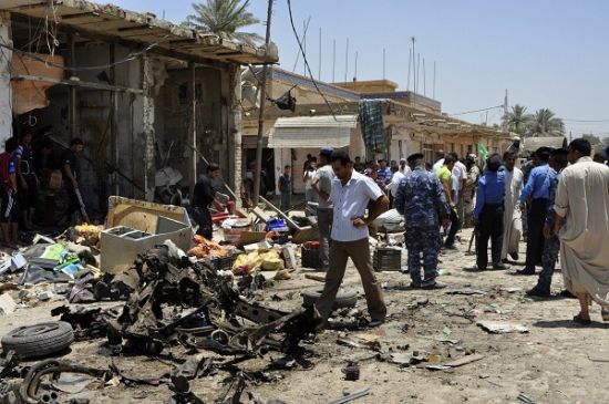 مقتل واصابة ثمانية عراقيين بتفجير سيارة