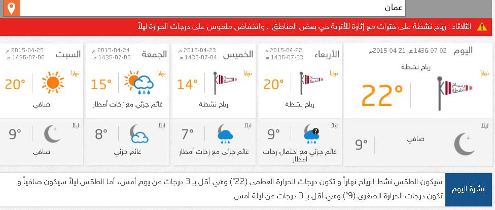 طقس العرب يعد الأردنيين بأن يكون