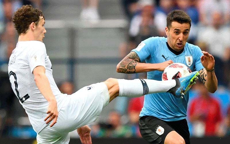 فرنسا تهزم الأوروغواي وتتأهل إلى قبل