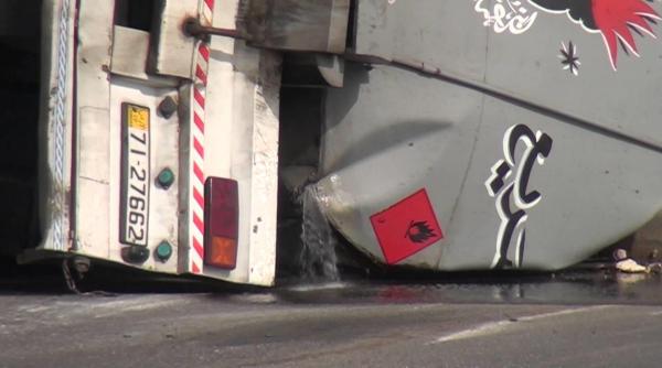 وفاة شخص اثر تدهور صهريج في