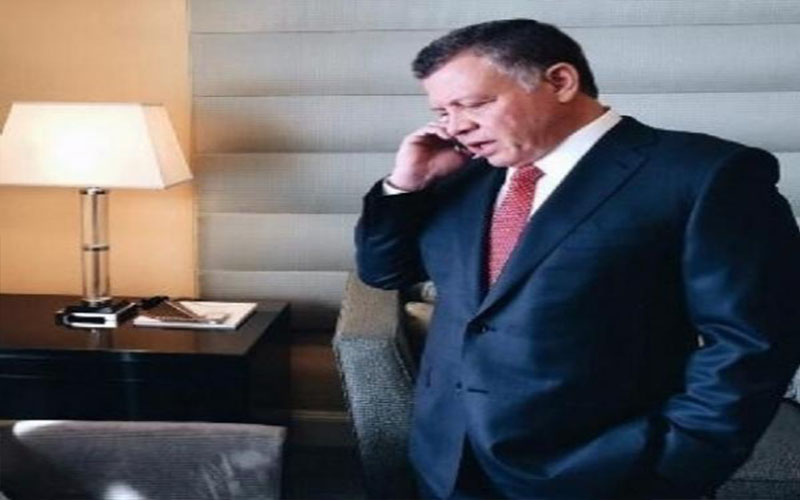 الملك يبحث العلاقات الثنائية مع رئيس