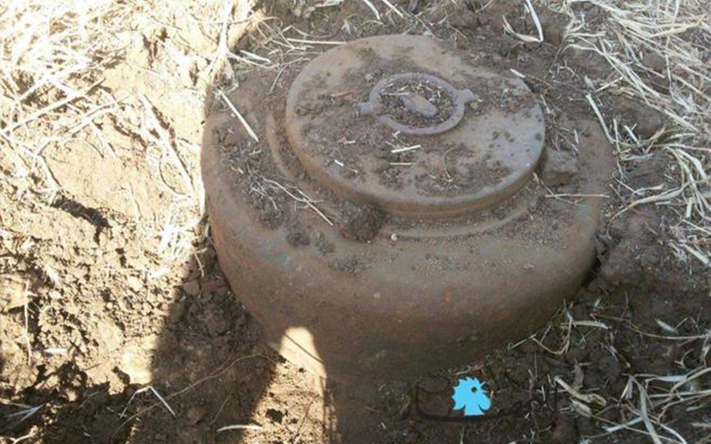 تفجير لغم قديم بين ماحص والفحيص