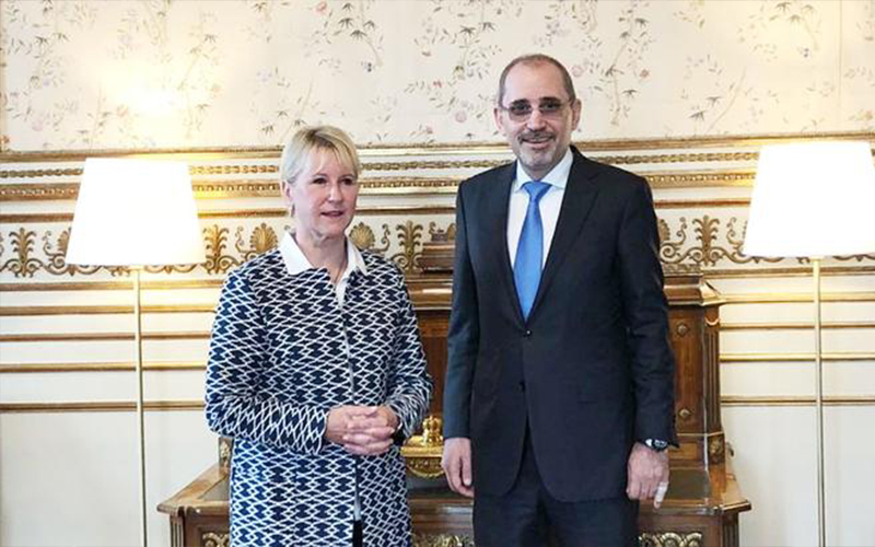 الأردن والسويد يتفقان على دعم الأونروا