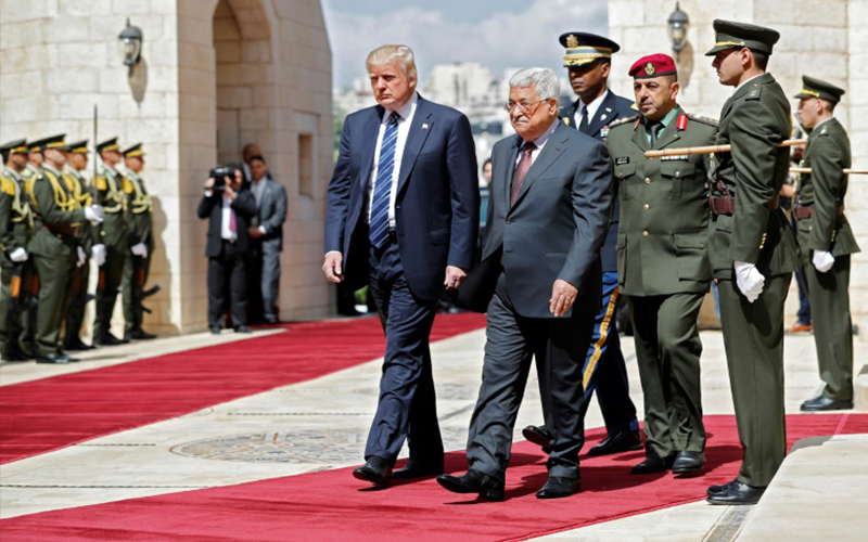 عباس: دونالد ترامب اقترح كونفدرالية مع