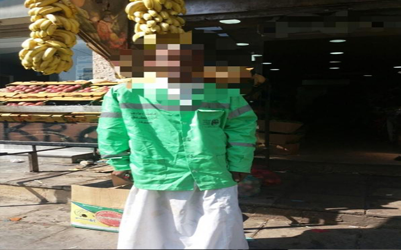 متسول ينتحل صفة عامل وطن