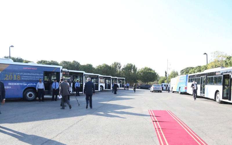 65 حافلة جديدة للنقل العام في