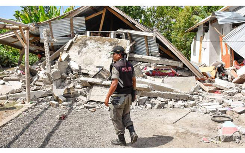 زلزال عنيف بقوة 75 درجات يضرب