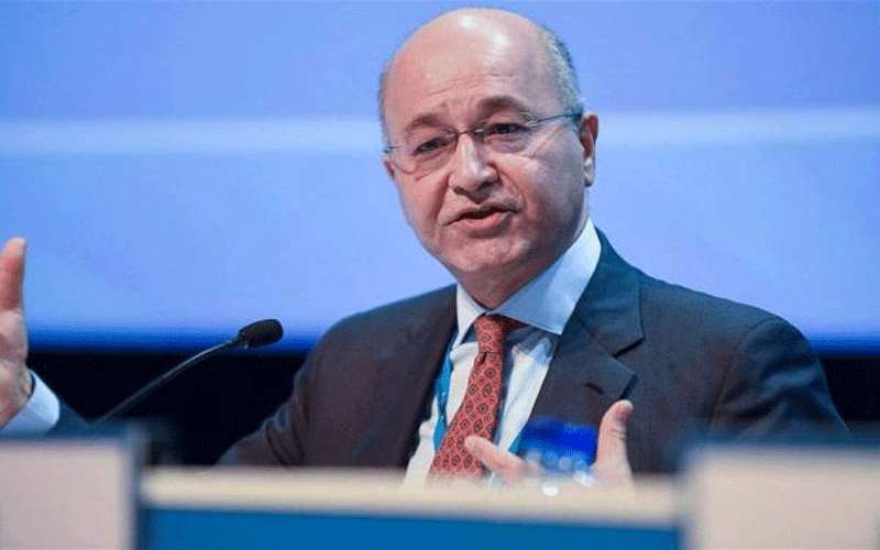 التلفزيون العراقي: برهم صالح رئيسا للعراق