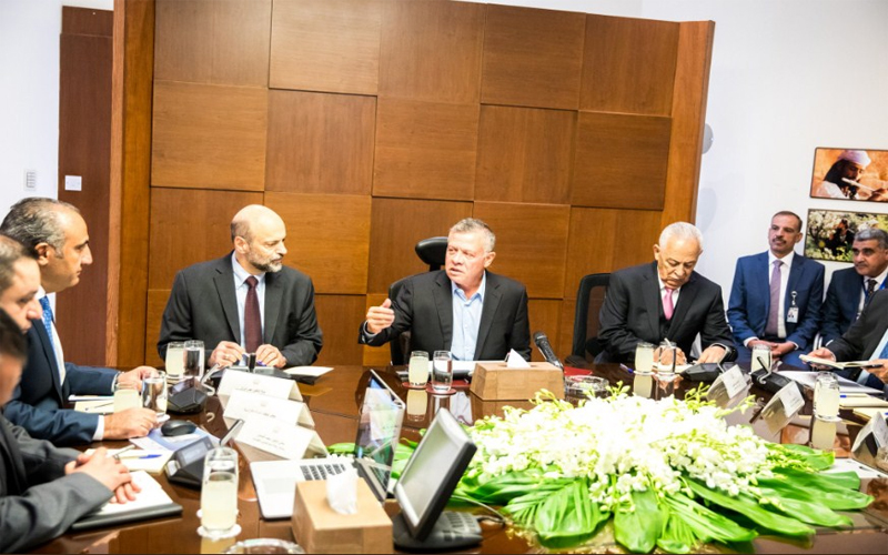 الملك يزور أمانة عمان (فيديو -