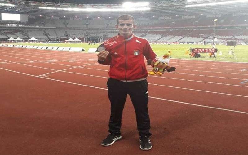 مقابلة يحرز ميدالية فضية للأردن بدورة