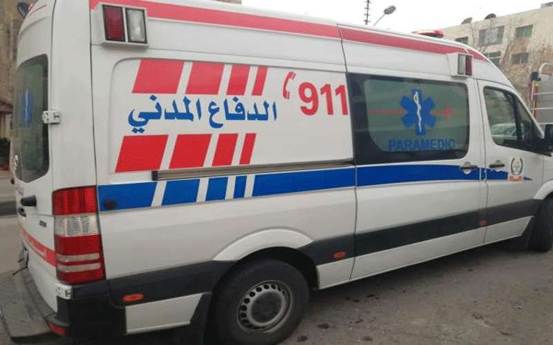 10 اصابات بحادثي تصادم في اربد