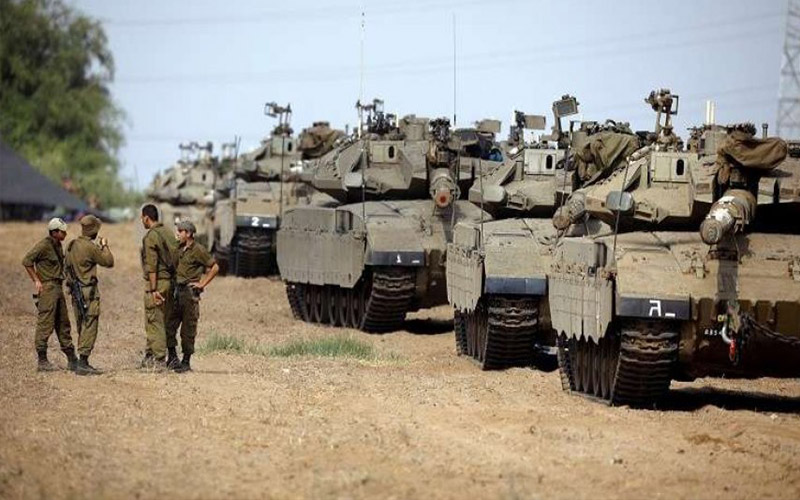 الكيان الصهيوني يحشد جيشه على امتداد