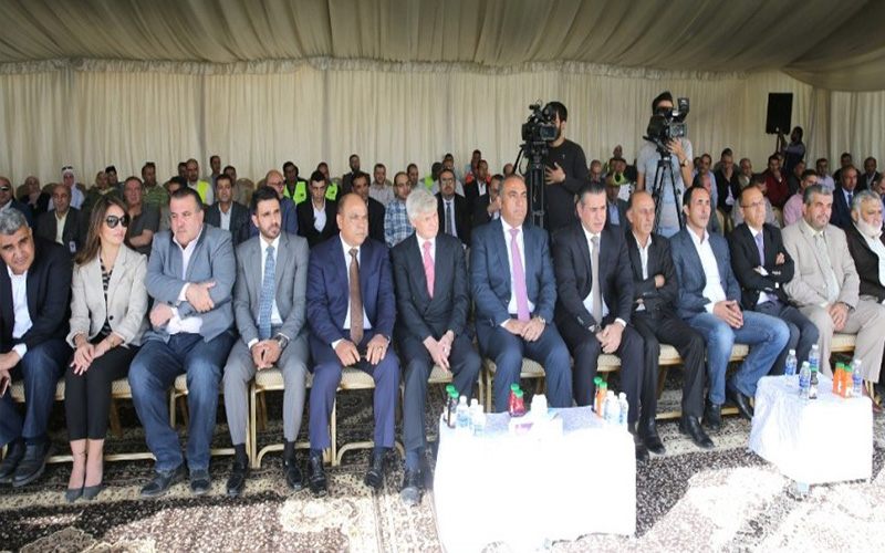 الشواربه يفتتح مشروع إنشاء الخلية الخامسة