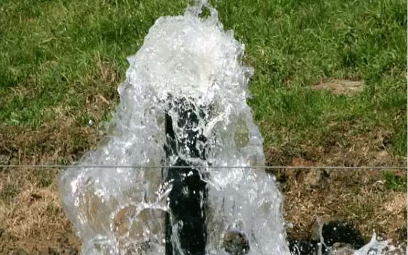 وقف ضخ المياه من ابار الوالة