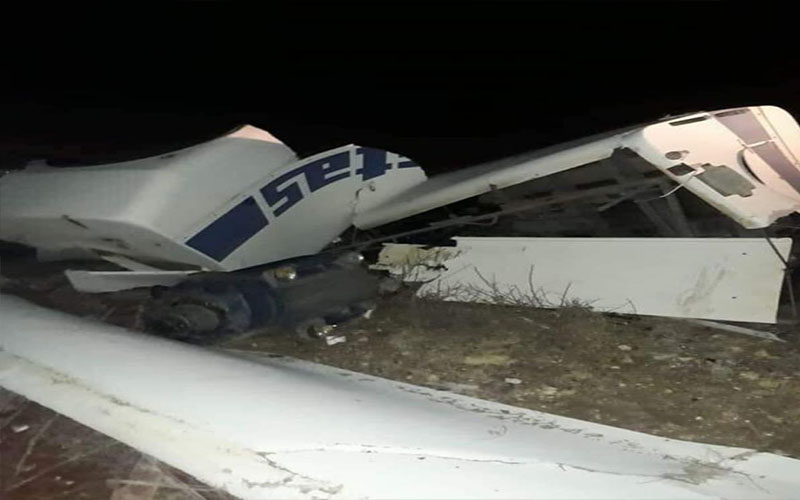 سقوط مروحة توليد توليد كهرباء بالمزار