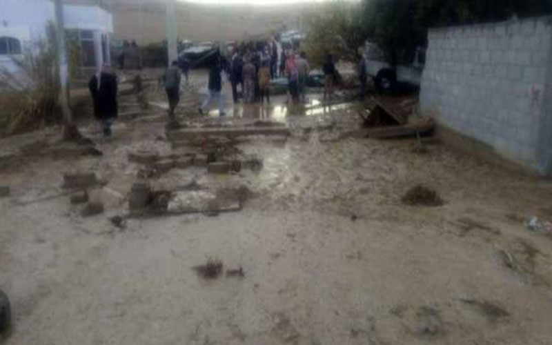 التعامل مع مداهمة المياه لمنازل ومركز