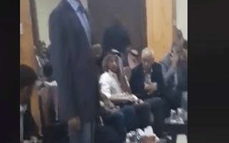 ولي العھد في مادبا لتقديم واجب