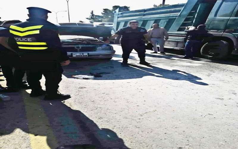 دورية للتنفيذ القضائي تطفئ حريق باحدى