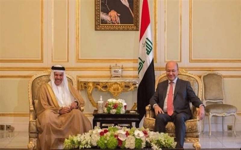 الرئيس العراقي يأمل بتطور العلاقات مع