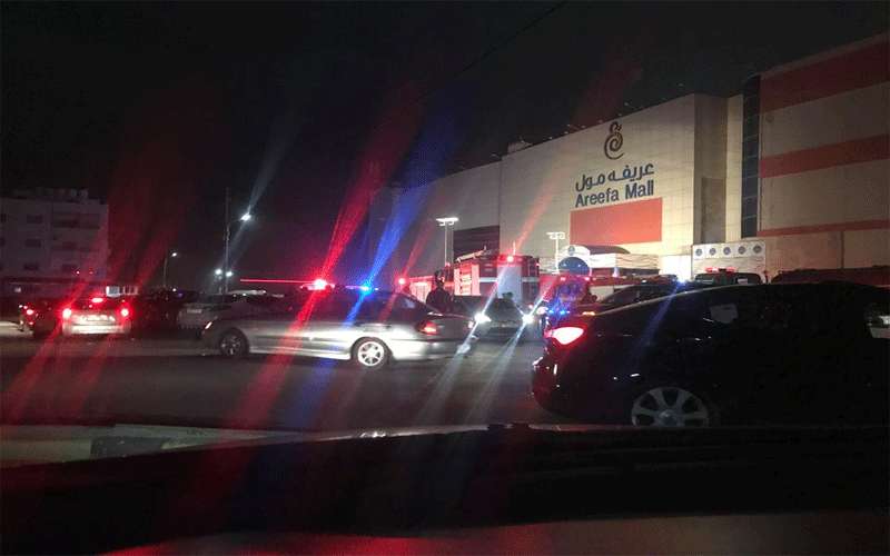 حريق داخل غرفة عدادات كهرباء تابعة