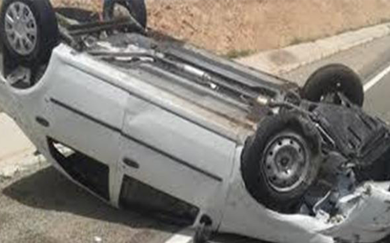 وفاة و3 اصابات بحادث تدهور في
